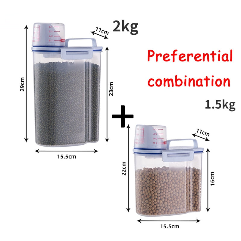 Fresh Pet Food Keeper Measuring Cup