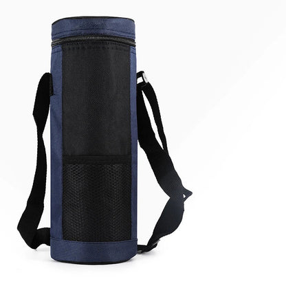 Insulated Water Bottle Bag 10×10×29cm - Durable Outdoor Cooler Pouch