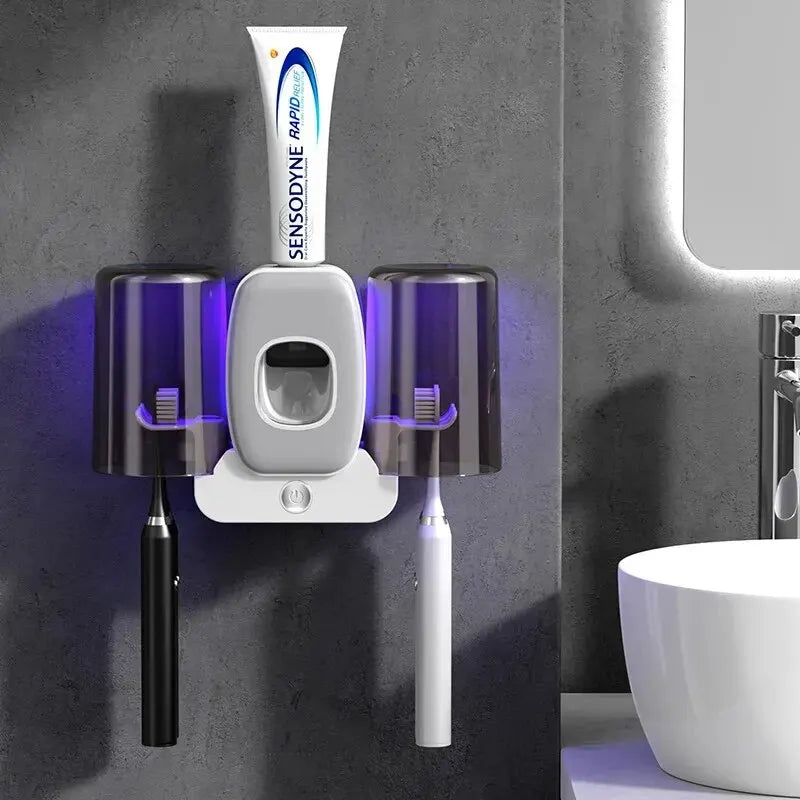 Automatic UV Toothbrush Sanitizer Wall Mount