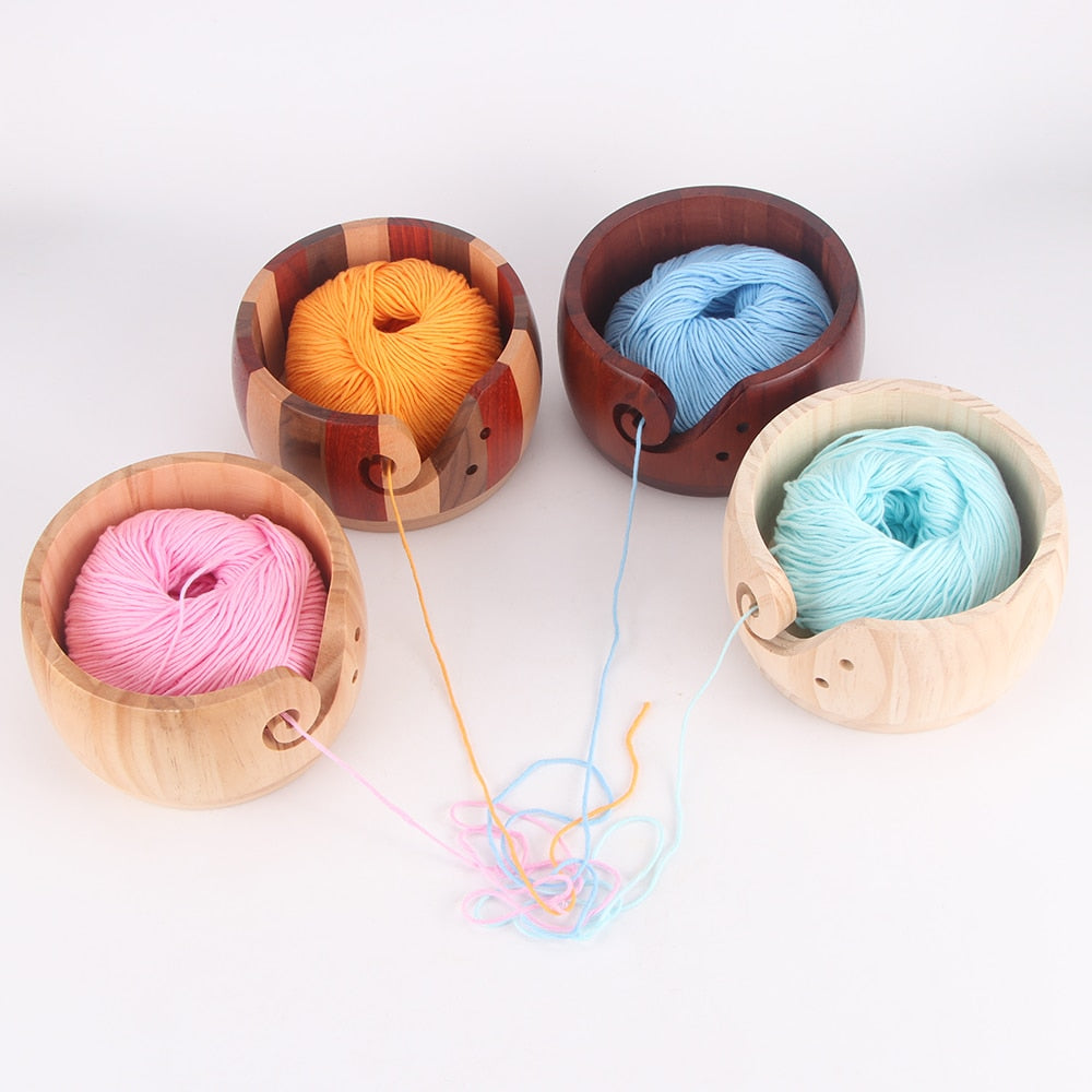 Knitting Storage | Collapsible Yarn Organizer Bowl