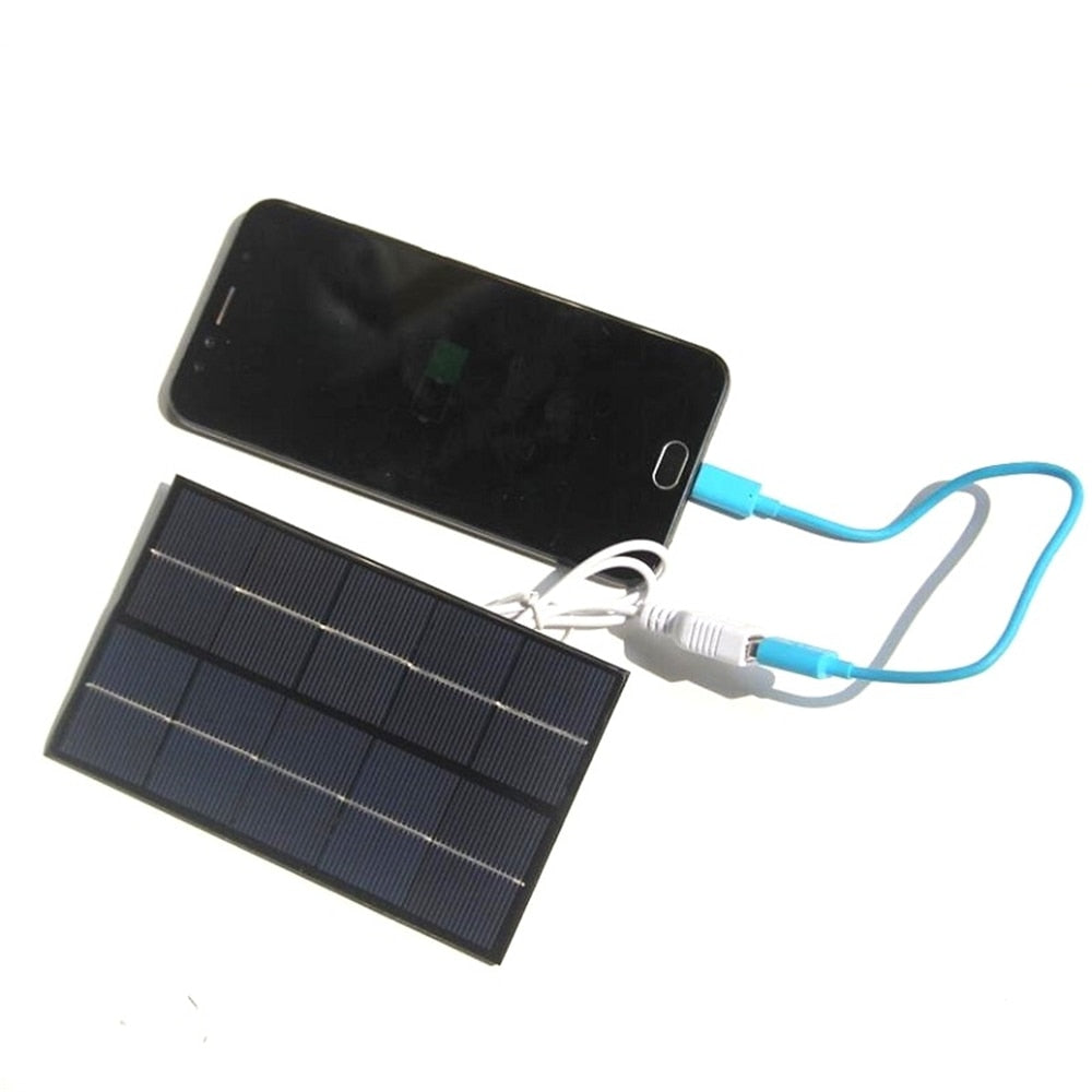 Outdoor Solar Powered USB Portable Charger Panel