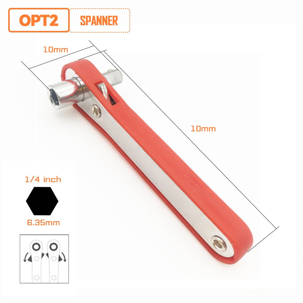 Compact Fast Hex Key Ratchet Tool Set