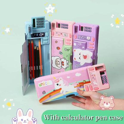 Fun Colorful Kids Pencil Case Calculator