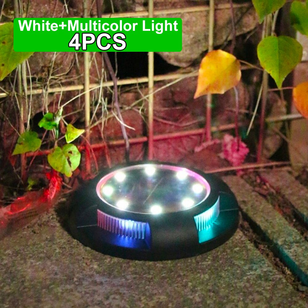 Green Solar Powered Garden Lamp