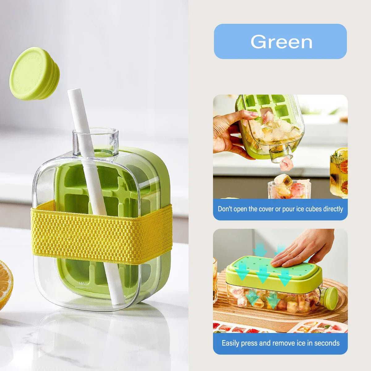 Easy Use Instant Ice Water Bottle