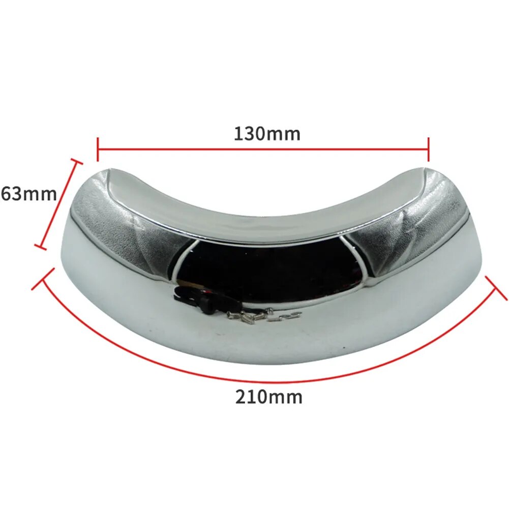 Wide Angle Blind Spot Mirror for Motorcycles
