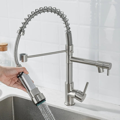 Premium 2 Handle Oil Rubbed Bronze Kitchen Faucet