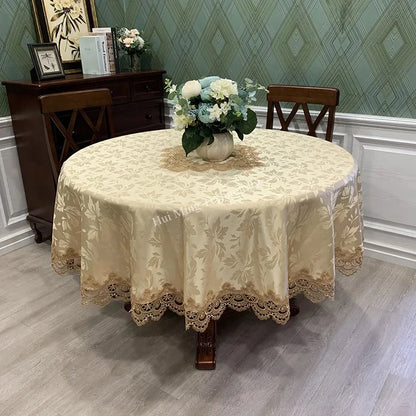 Elegant Floral Table Cover
