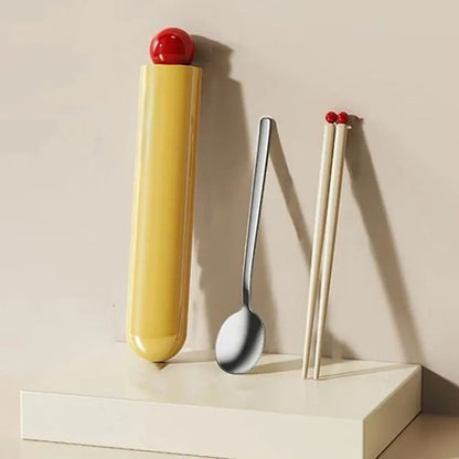 Compact Travel Chopstick Utensil Kit