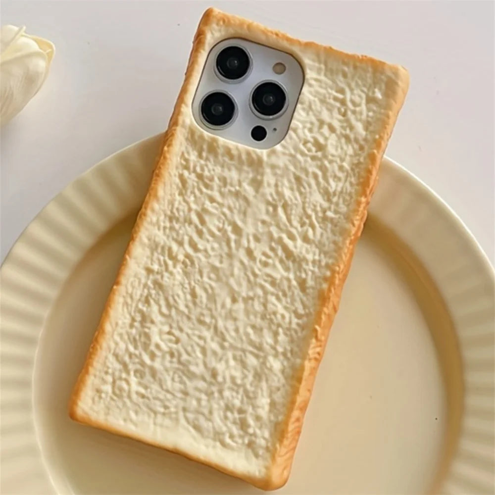 Fashionable Brown Bread Phone Cover