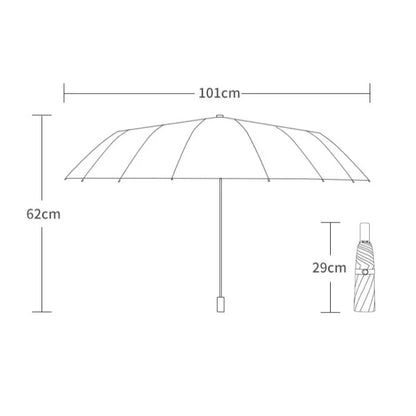Natural Bamboo Artistic Walking Umbrella