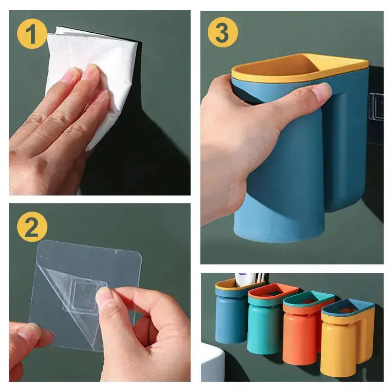 Easy Mount Toothbrush Holder