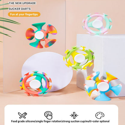 Relaxing Silicone Fidget Spinner Toy