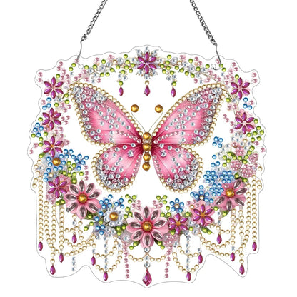Colorful Diamond Painting Butterfly Pendant Decoration