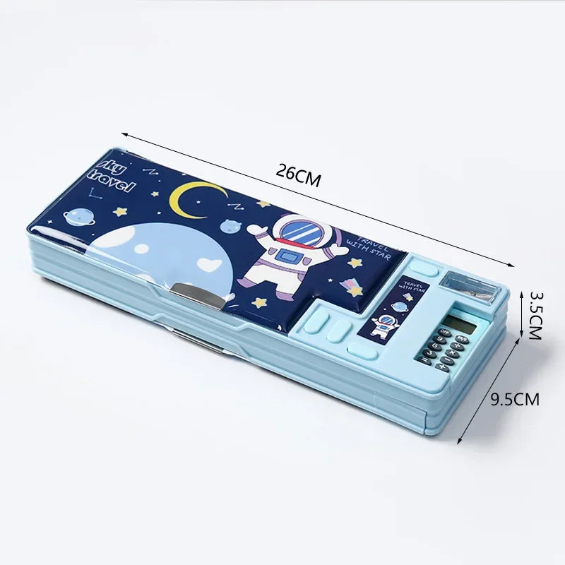 Fun Colorful Kids Pencil Case Calculator - Yeezlab