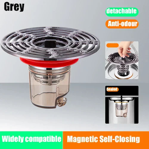 Easy Clean Bathroom Drain Strainer Cover