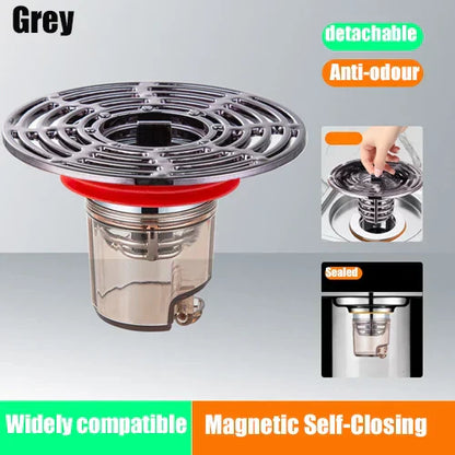 Easy Clean Bathroom Drain Strainer Cover