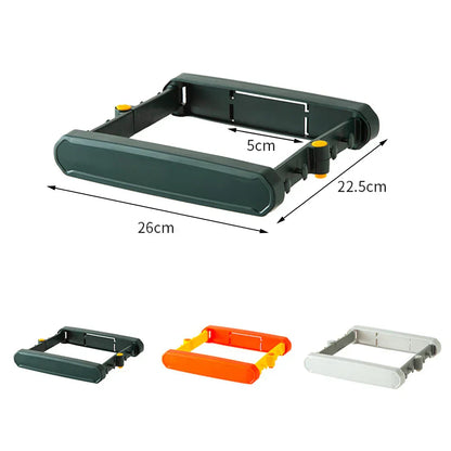 Space-Saving Clip On Kitchen Trash Bag Holder
