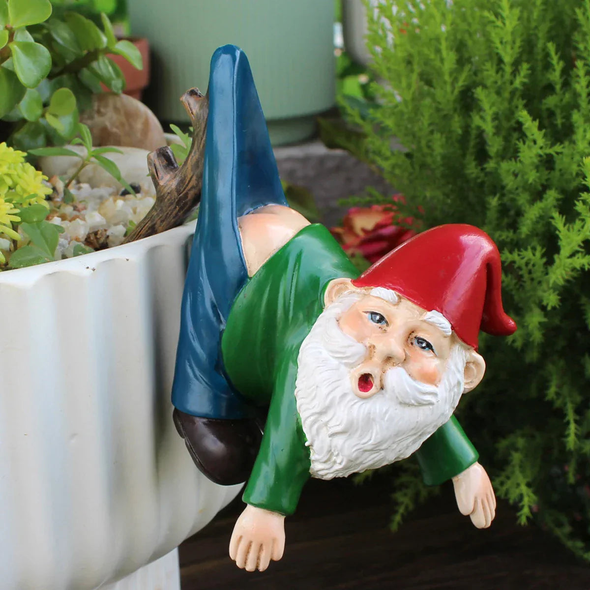 Quirky Garden Gnome Planter with Pants - Yeezlab