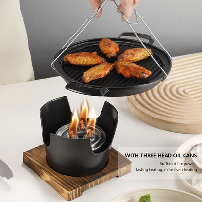 Compact Portable Non Stick Korean BBQ Grill