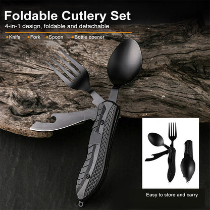 Portable 4 in 1 Travel Utensil Set