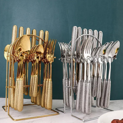 Premium Stainless Steel Silverware Set for Daily Use