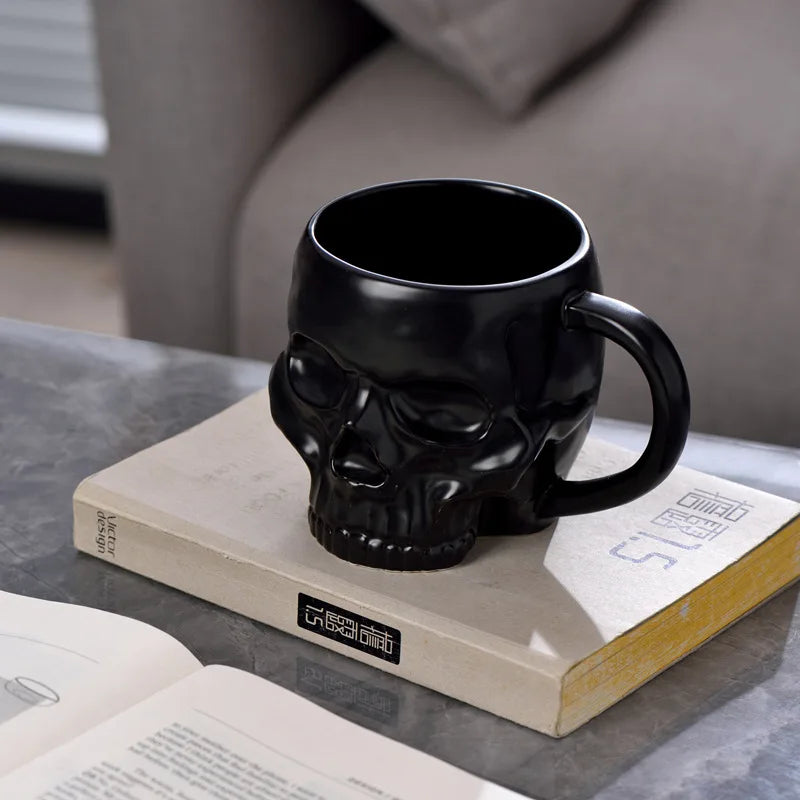 Dark Skull Ceramic Coffee Mug - Yeezlab