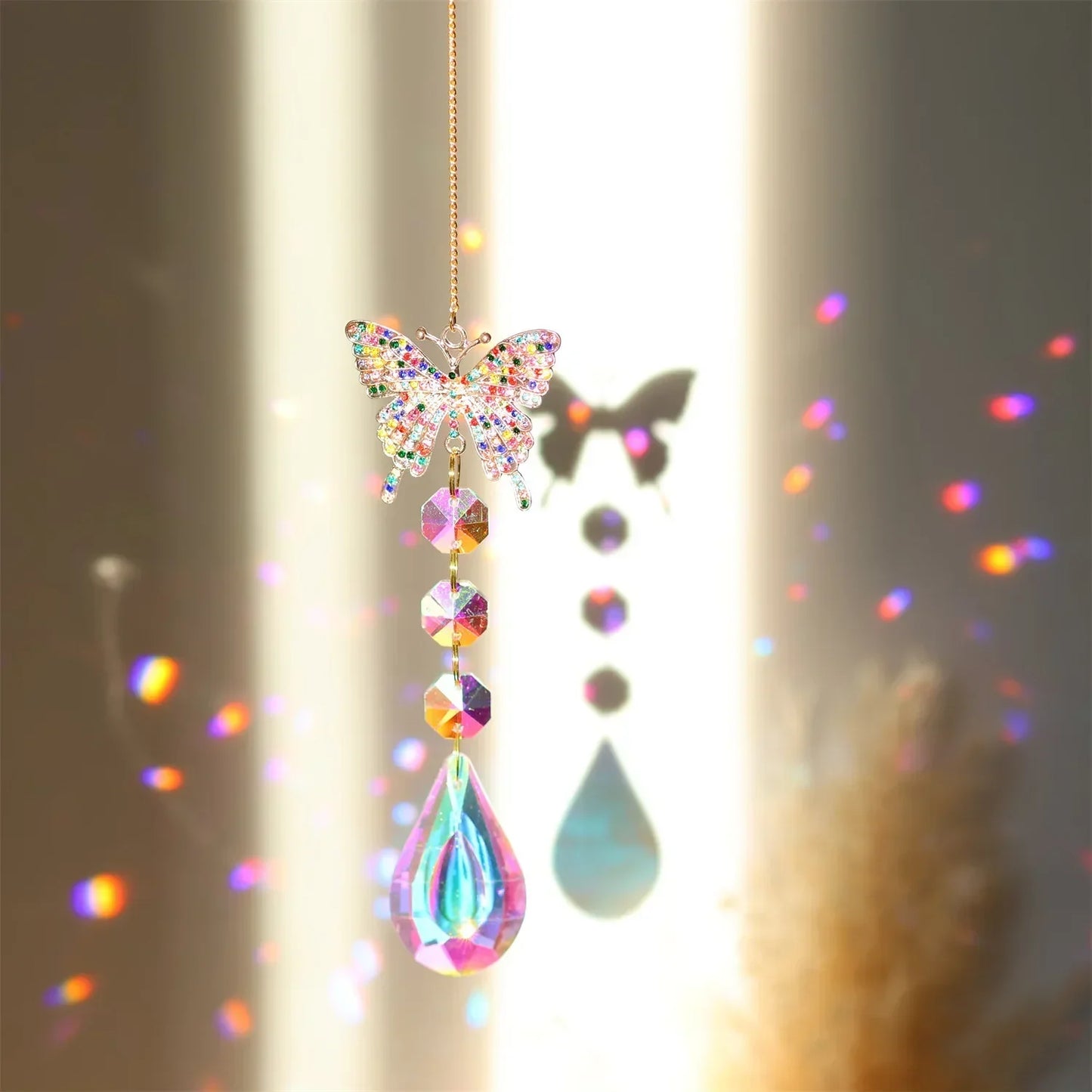 Sparkling Crystal Glass Sun Catcher