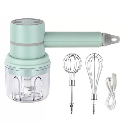 Portable 2 in 1 Electric Milk Frother Mixer