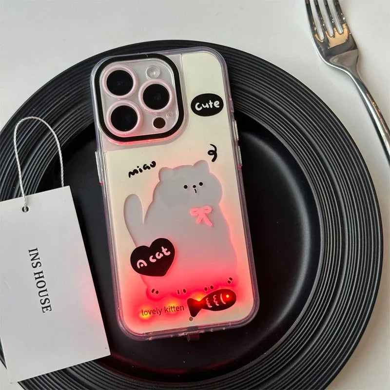 Fun Neon Dog iPhone Case