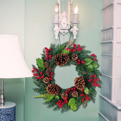 Fresh Holiday Red Berry Wreath