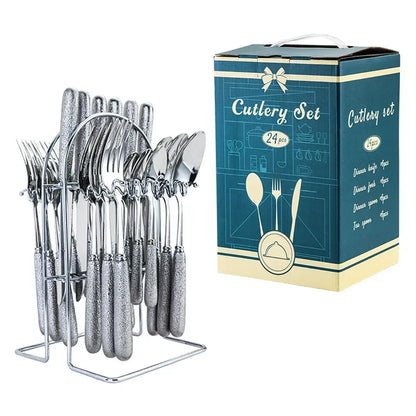 Premium Stainless Steel Silverware Set for Daily Use