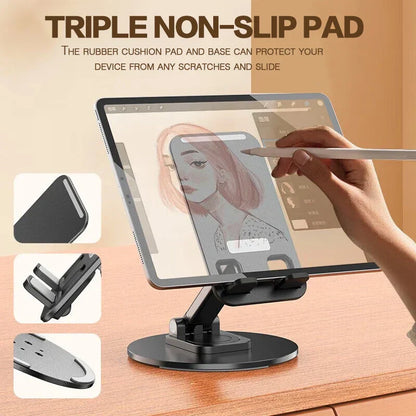 Adjustable Portable Metal Phone Tablet Holder
