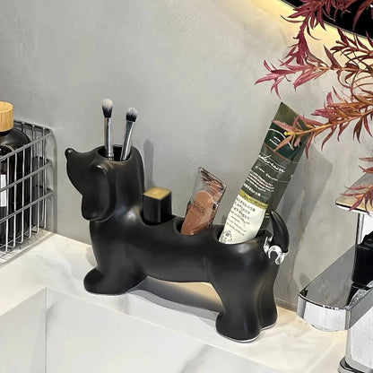 Dachshund Bathroom Storage Organizer
