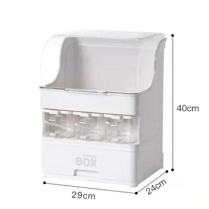 Space Saving Double Tier Spice Rack Organizer