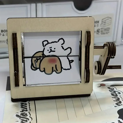 Creative Wooden Animation Kit DIY Desktop Toy