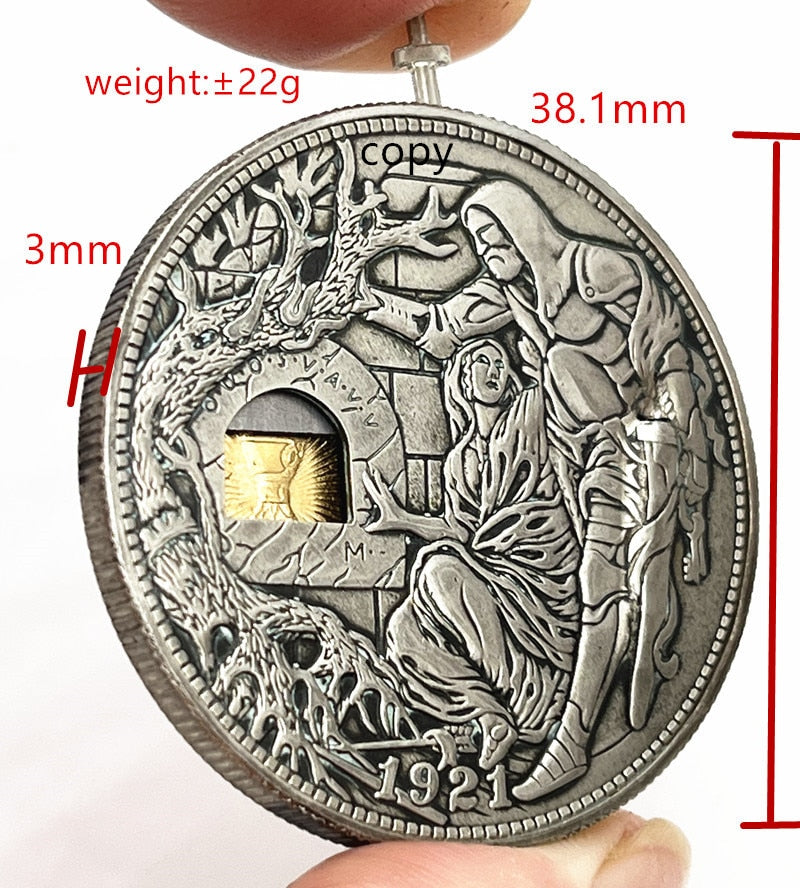 Unique Handcrafted Mechanical Nickel Figurine