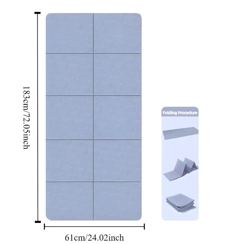 Yeezlab Ultra Thin Foldable Yoga Mat