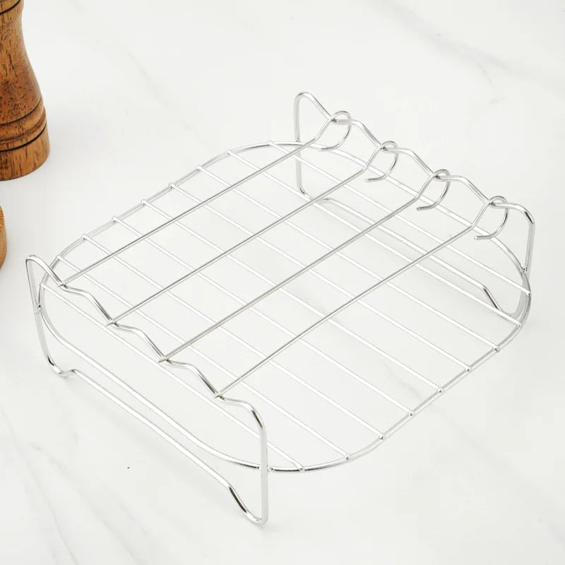Premium BBQ Grill Set with Skewers and Holder