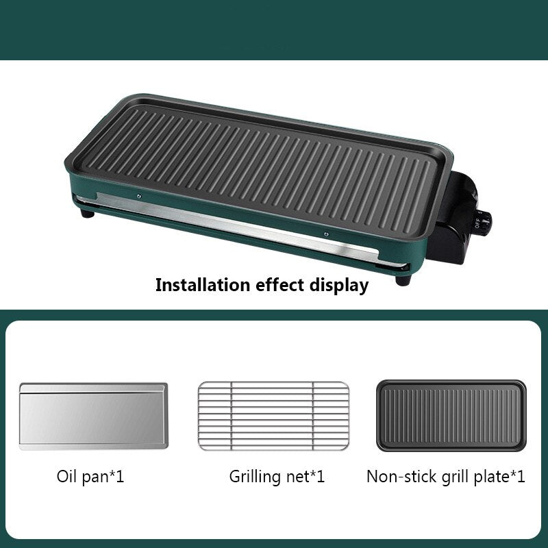 Non-Stick Compact Electric BBQ Grill - Yeezlab