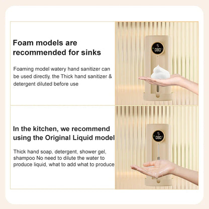 Touchless Automatic Foam Soap Dispenser with LED Display
