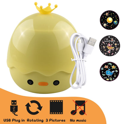 Colorful 360 Degree Deer LED Night Light Lamp