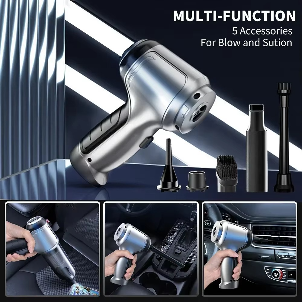 Powerful 95000PA Cordless Auto Vacuum Cleaner