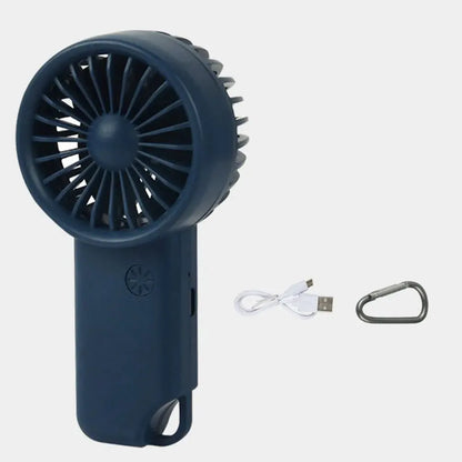 Compact Rechargeable Personal Fan with LED Screen