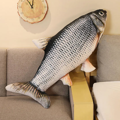 Large Fish Stuffed Animal Cushion