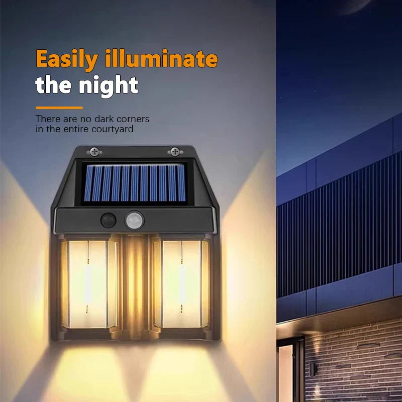 Outdoor Security LED Solar Wall Light
