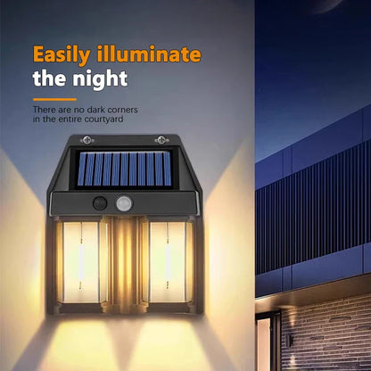 Outdoor Security LED Solar Wall Light