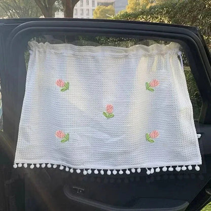 Premium Car Window Sun Shade with UV Blocker