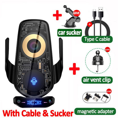 Easy Mount Wireless Car Phone Charger Holder - Yeezlab