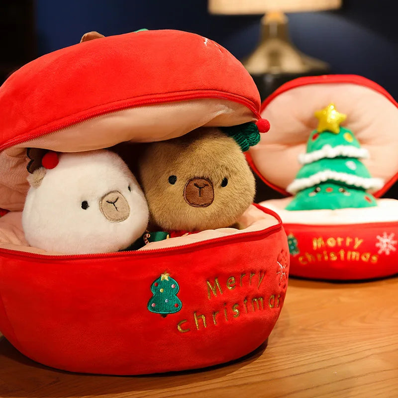 Cozy Holiday Plush Toy Gift Set